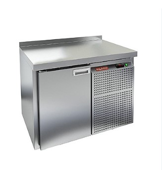 Холодильный стол HICOLD SN 1 BR2 BT с бортом, 1 дверь (-18°С)